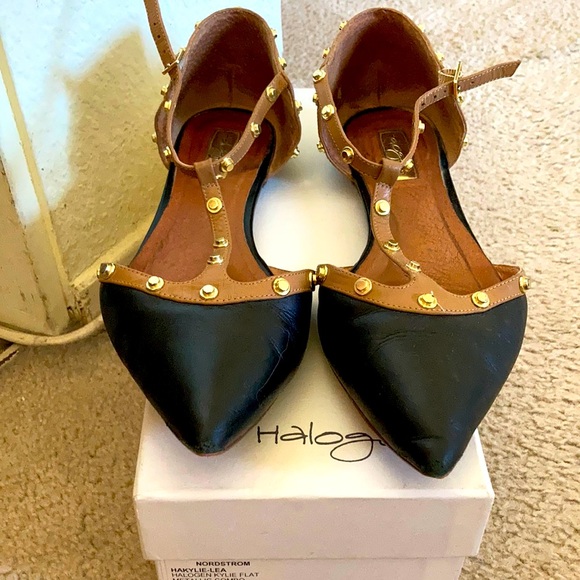 Pre-loved Halogen studded flats